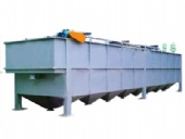 Advection type air floatation precipitation machine